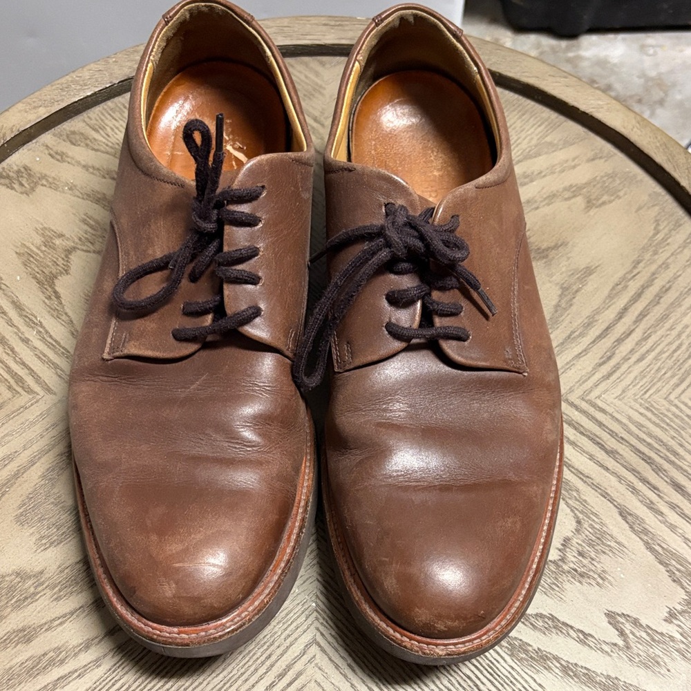 Samuel Hubbard Classic Men’s Brown Leather Shoes Size 10.5W M2100-041